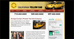 Desktop Screenshot of californiayellowcab.com
